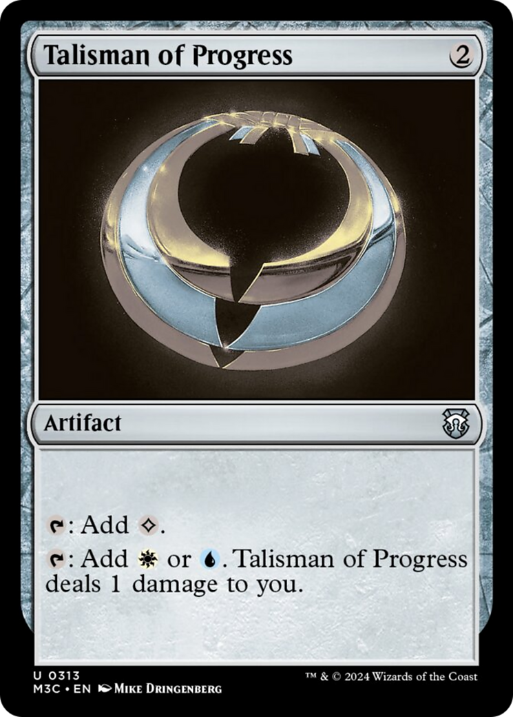 Talisman of Progress (Ripple Foil) [Modern Horizons 3 Commander] | Jack's On Queen