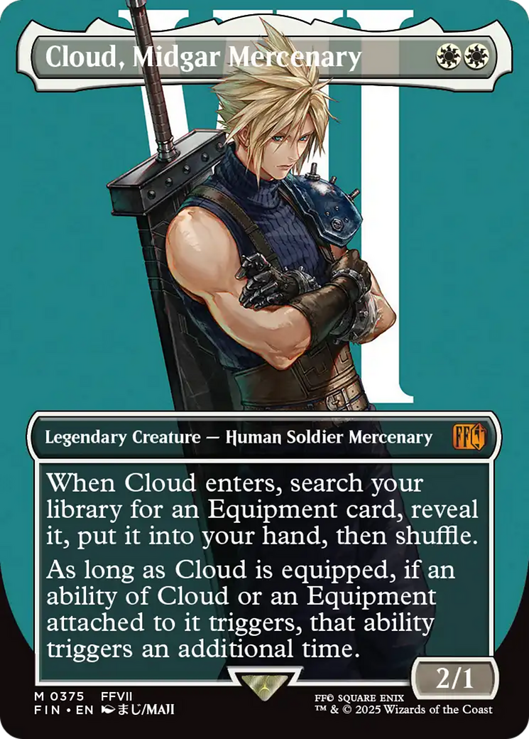 Cloud, Midgar Mercenary (Borderless) [FINAL FANTASY] | Jack's On Queen