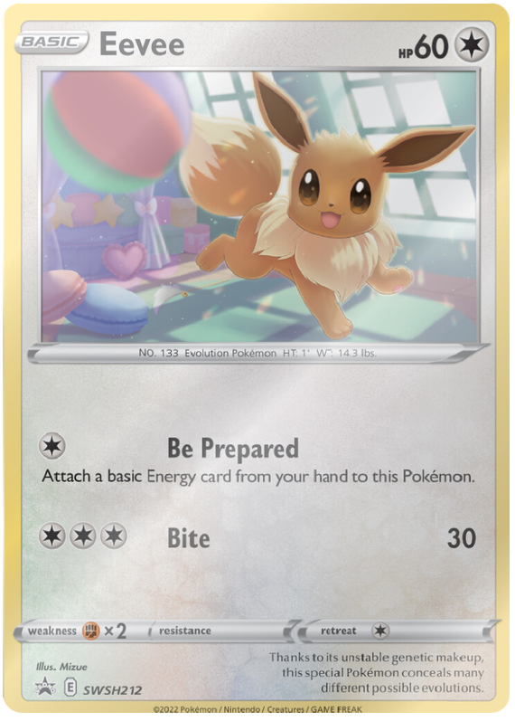 Eevee (SWSH212) [Sword & Shield: Black Star Promos] | Jack's On Queen