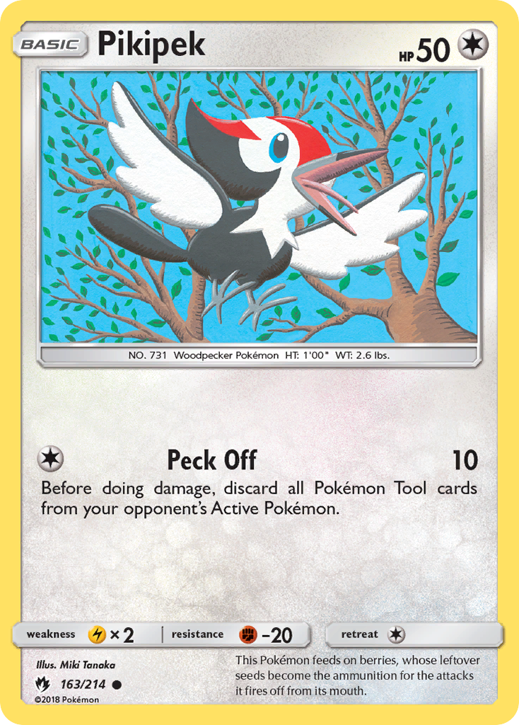 Pikipek (163/214) [Sun & Moon: Lost Thunder] | Jack's On Queen