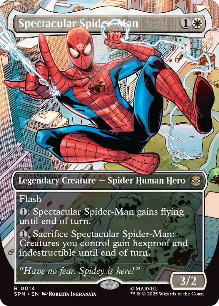Spectacular Spider-Man (Borderless) [Marvel's Spider-Man Prerelease Promos] | Jack's On Queen