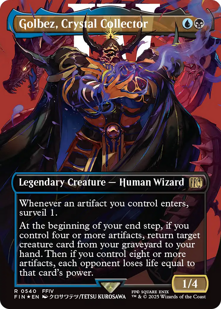 Golbez, Crystal Collector (Borderless) (Surge Foil) [FINAL FANTASY] | Jack's On Queen