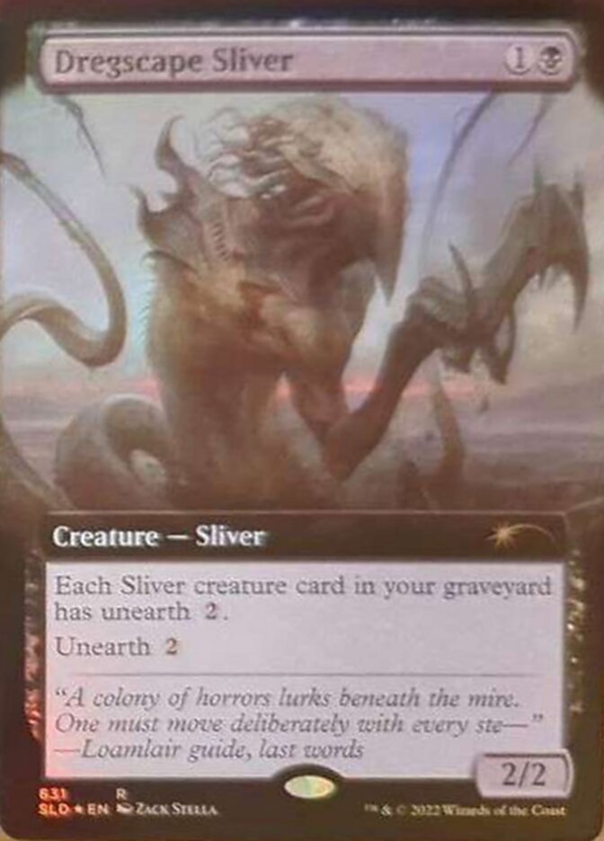 Dregscape Sliver (Extended Art) [Secret Lair Drop Promos] | Jack's On Queen