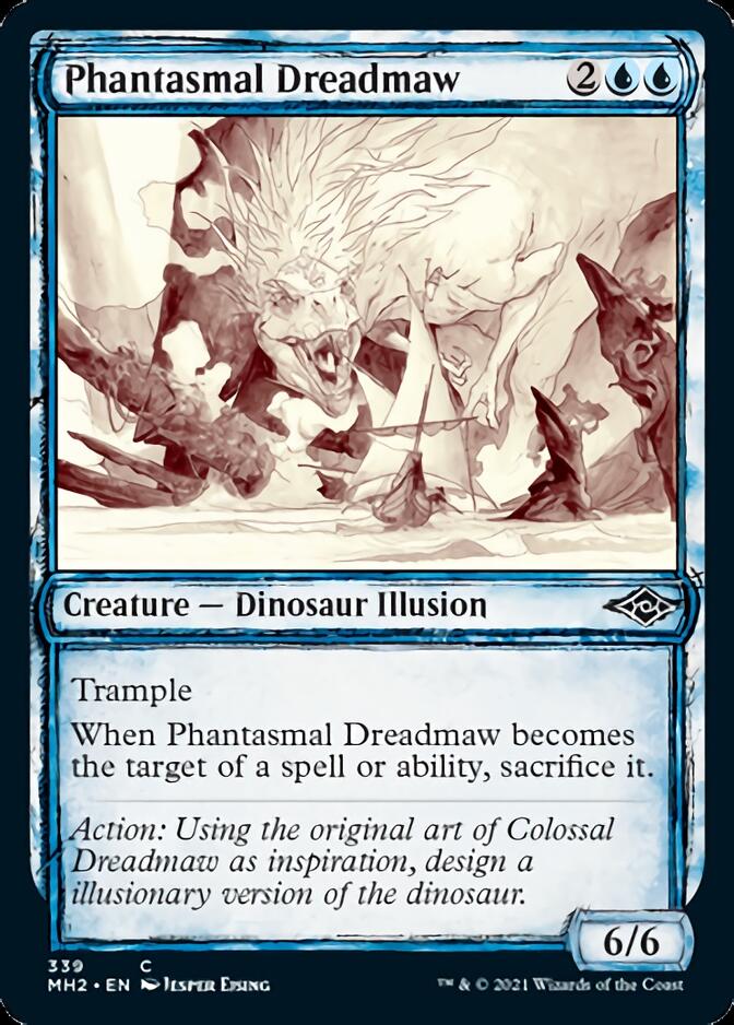 Phantasmal Dreadmaw (Sketch) [Modern Horizons 2] | Jack's On Queen