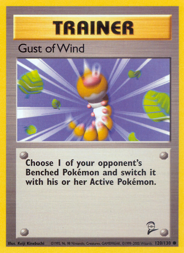 Gust of Wind (120/130) [Base Set 2] | Jack's On Queen