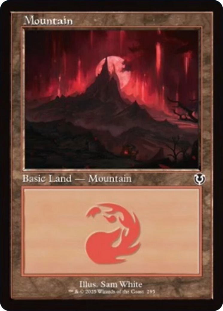 Mountain (295) (Retro Frame) [Innistrad Remastered] | Jack's On Queen