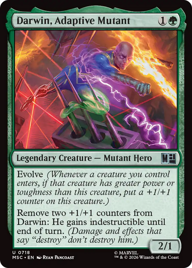 Darwin, Adaptive Mutant [Marvel Super Heroes Commander] | Jack's On Queen