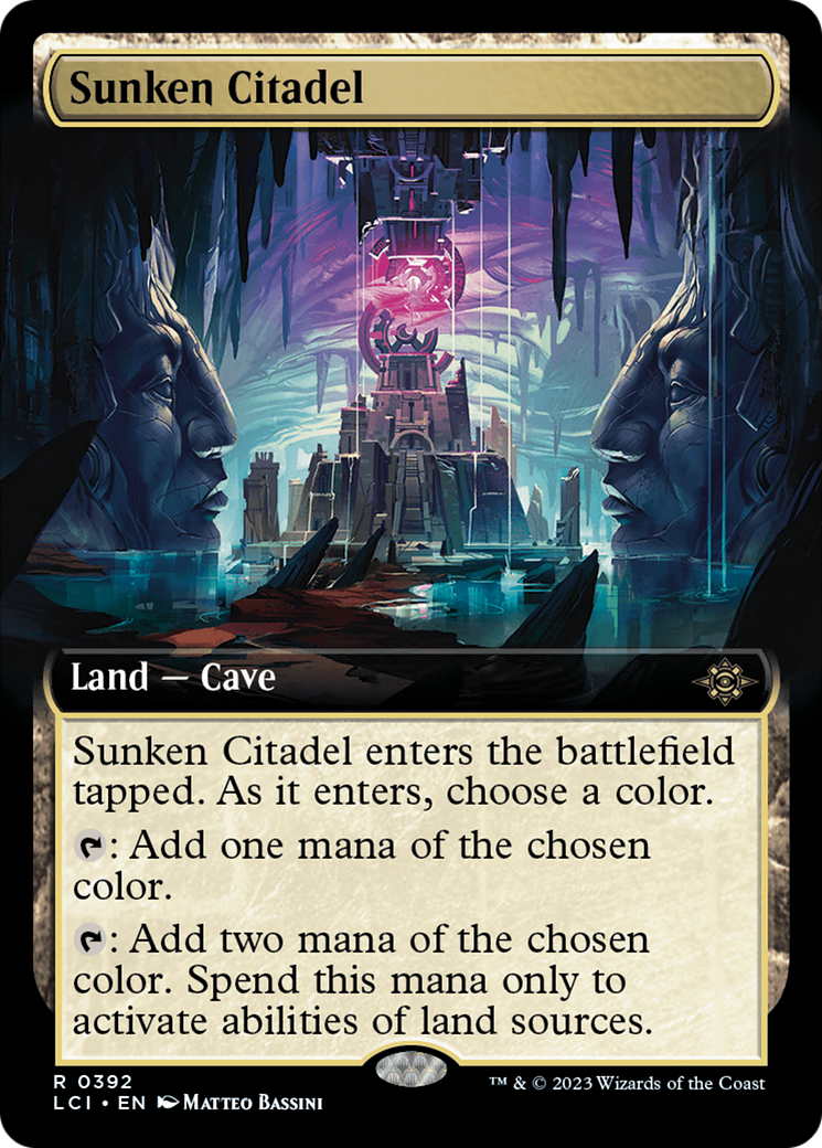 Sunken Citadel (Extended Art) [The Lost Caverns of Ixalan] | Jack's On Queen