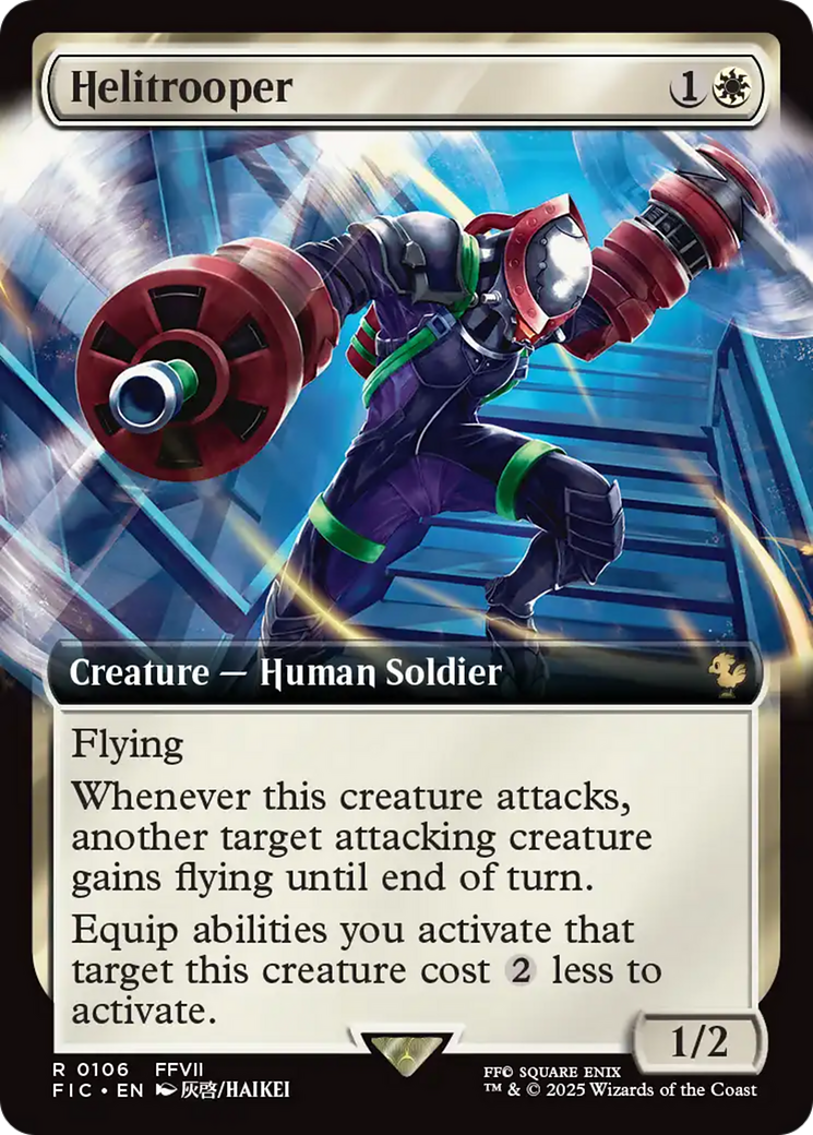 Helitrooper (Extended Art) [FINAL FANTASY Commander] | Jack's On Queen