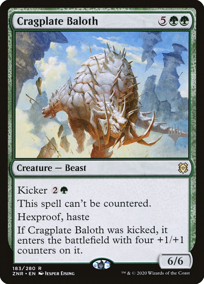 Cragplate Baloth (Promo Pack) [Zendikar Rising Promos] | Jack's On Queen