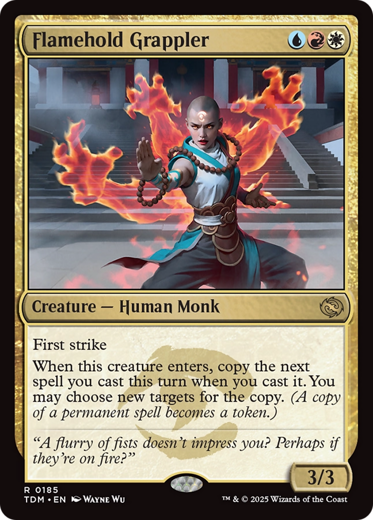 Flamehold Grappler [Tarkir: Dragonstorm] | Jack's On Queen