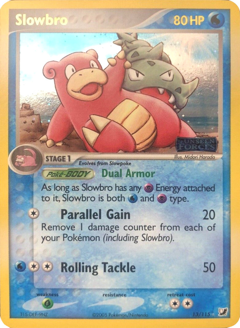 Slowbro (13/115) (Stamped) [EX: Unseen Forces] | Jack's On Queen