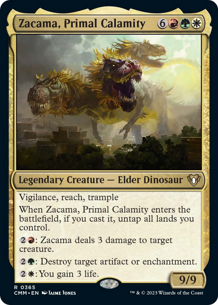 Zacama, Primal Calamity [Commander Masters] | Jack's On Queen