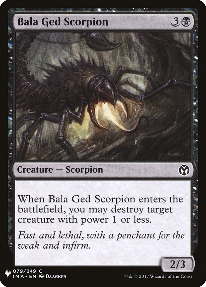 Bala Ged Scorpion [Mystery Booster] | Jack's On Queen