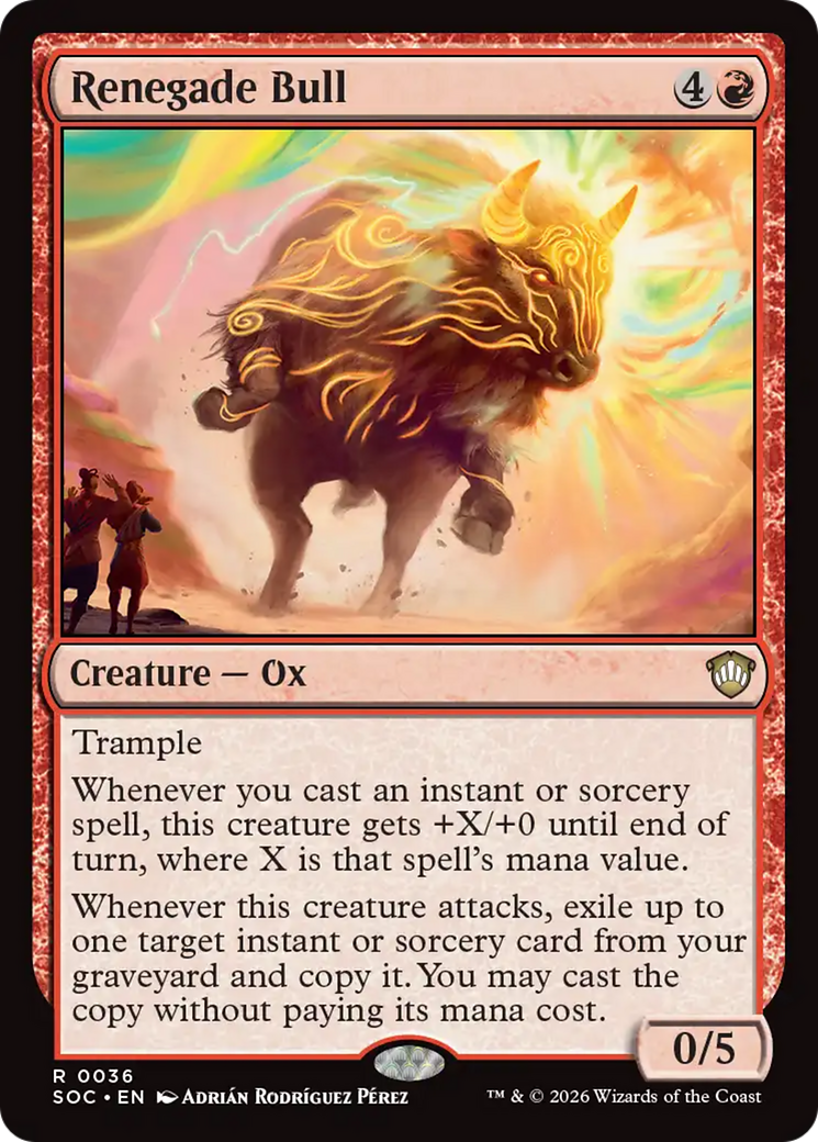 Renegade Bull [Secrets of Strixhaven Commander] | Jack's On Queen