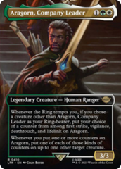 Aragorn, Company Leader (Borderless Alternate Art) [The Lord of the Rings: Tales of Middle-Earth] | Jack's On Queen