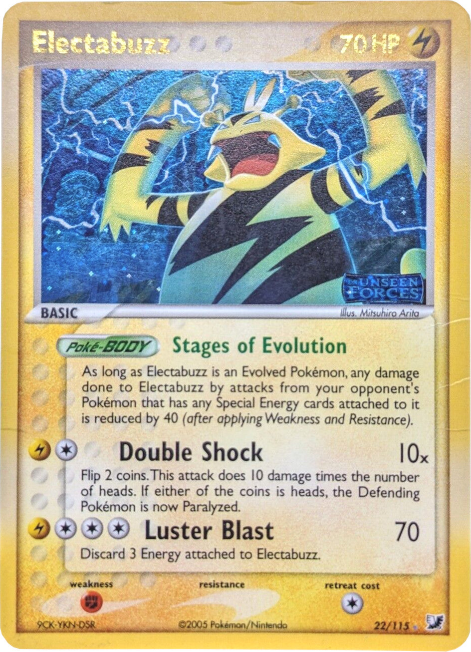 Electabuzz (22/115) (Stamped) [EX: Unseen Forces] | Jack's On Queen