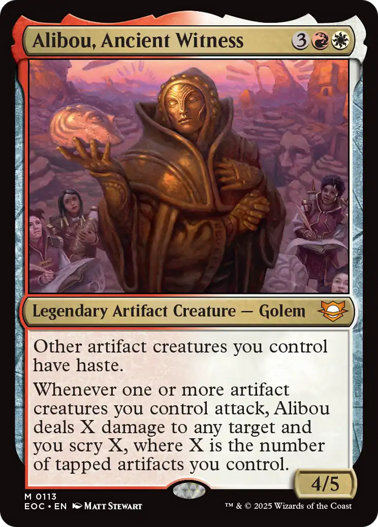 Alibou, Ancient Witness [Edge of Eternities Commander] | Jack's On Queen