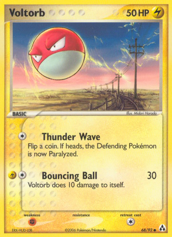 Voltorb (68/92) [EX: Legend Maker] | Jack's On Queen