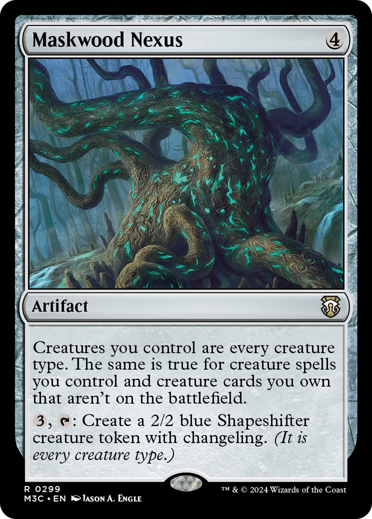 Maskwood Nexus (Ripple Foil) [Modern Horizons 3 Commander] | Jack's On Queen