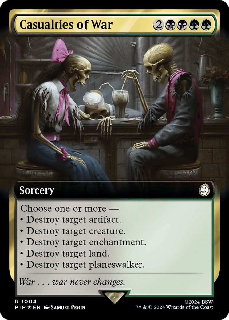 Casualties of War (Extended Art) (Surge Foil) [Fallout] | Jack's On Queen