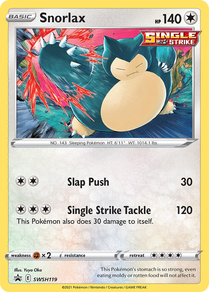Snorlax (SWSH119) [Sword & Shield: Black Star Promos] | Jack's On Queen