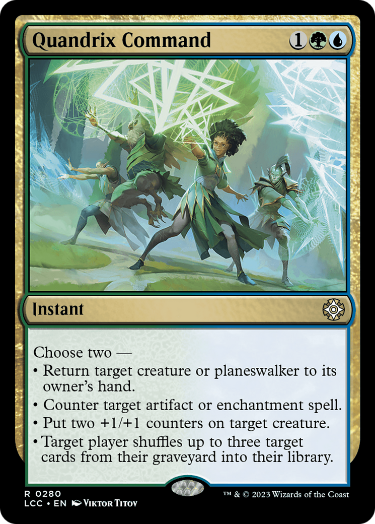 Quandrix Command [The Lost Caverns of Ixalan Commander] | Jack's On Queen