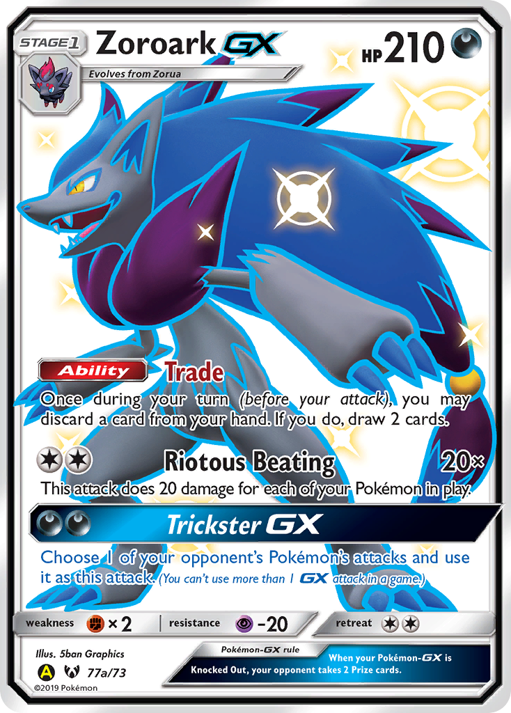 Zoroark GX (77a/73) [Alternate Art Promos] | Jack's On Queen