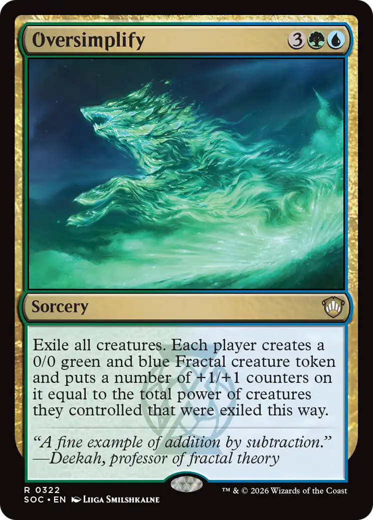 Oversimplify [Secrets of Strixhaven Commander] | Jack's On Queen