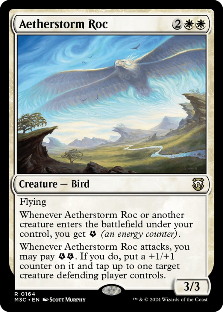 Aetherstorm Roc (Ripple Foil) [Modern Horizons 3 Commander] | Jack's On Queen