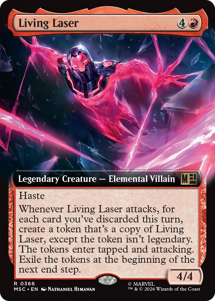 Living Laser (Extended Art) [Marvel Super Heroes Commander] | Jack's On Queen