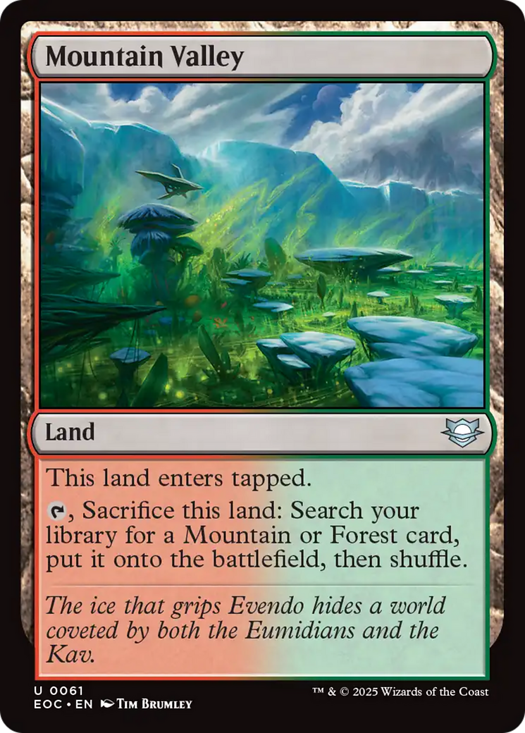 Mountain Valley [Edge of Eternities Commander] | Jack's On Queen
