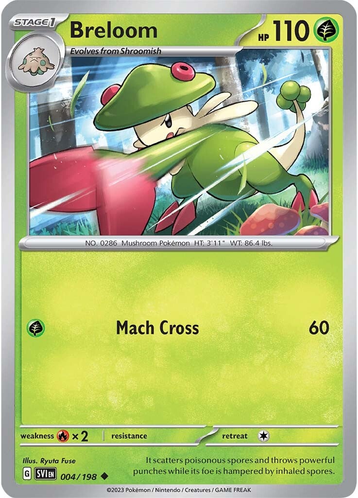 Breloom (004/198) [Scarlet & Violet: Base Set] | Jack's On Queen