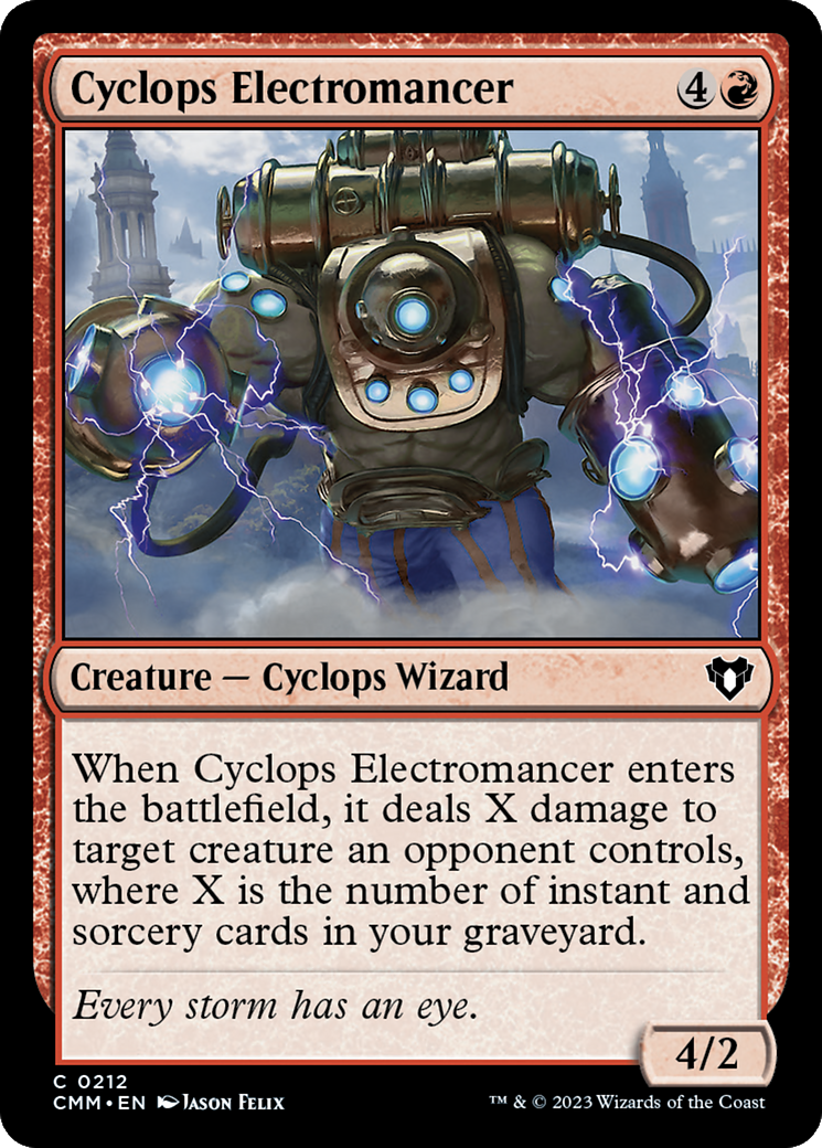 Cyclops Electromancer [Commander Masters] | Jack's On Queen