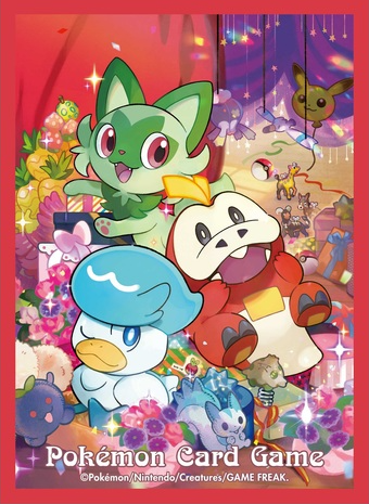 Card Sleeves - Gift of Sprigatito, Fuecoco, & Quaxly (64-Pack) | Jack's On Queen
