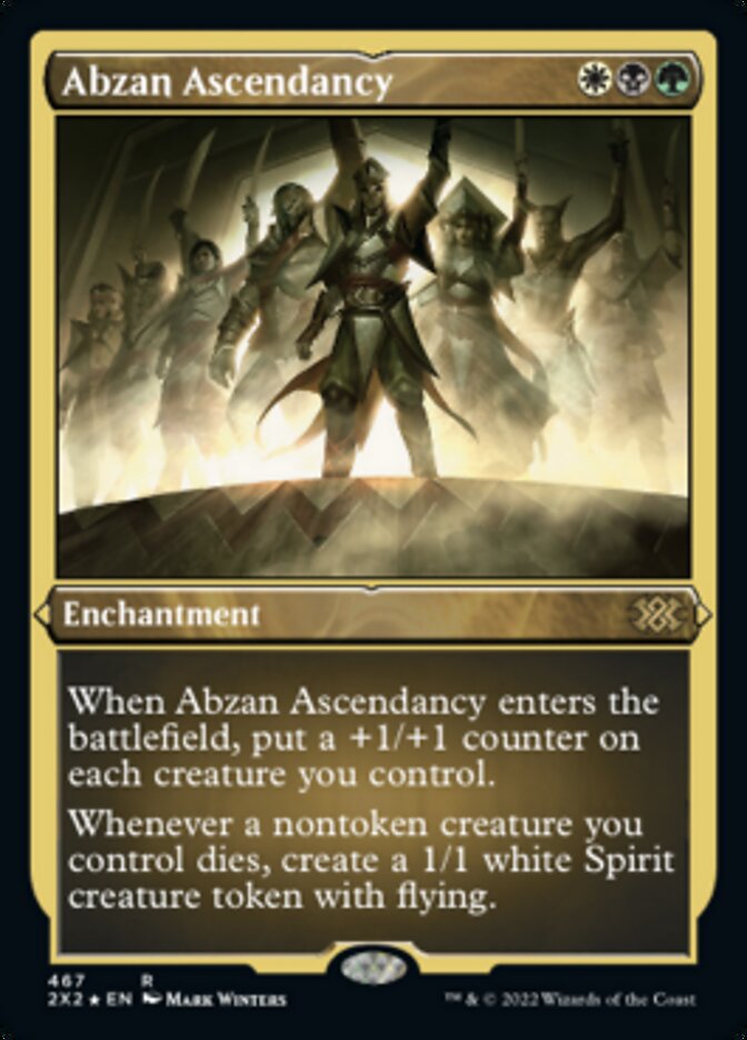 Abzan Ascendancy (Foil Etched) [Double Masters 2022] | Jack's On Queen