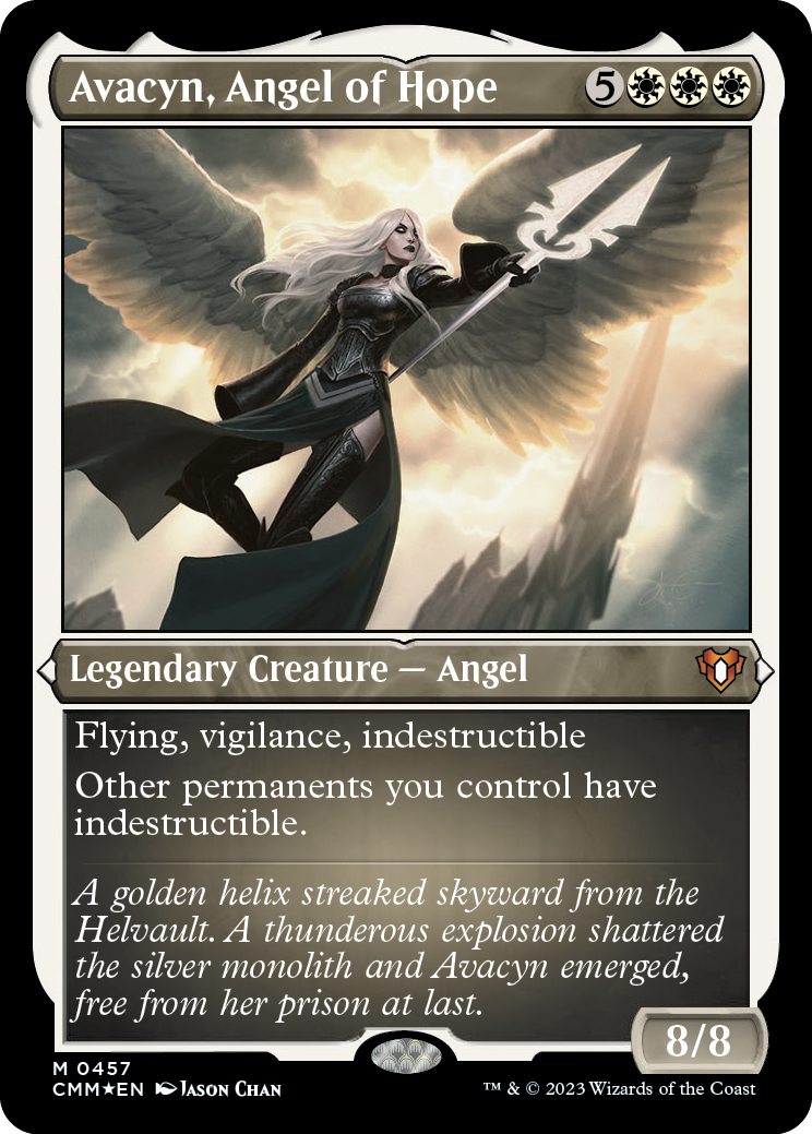 Avacyn, Angel of Hope (Foil Etched) [Commander Masters] | Jack's On Queen