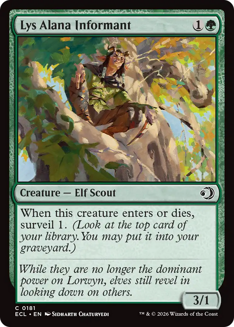 Lys Alana Informant [Lorwyn Eclipsed] | Jack's On Queen