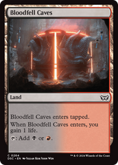 Bloodfell Caves [Duskmourn: House of Horror Commander] | Jack's On Queen