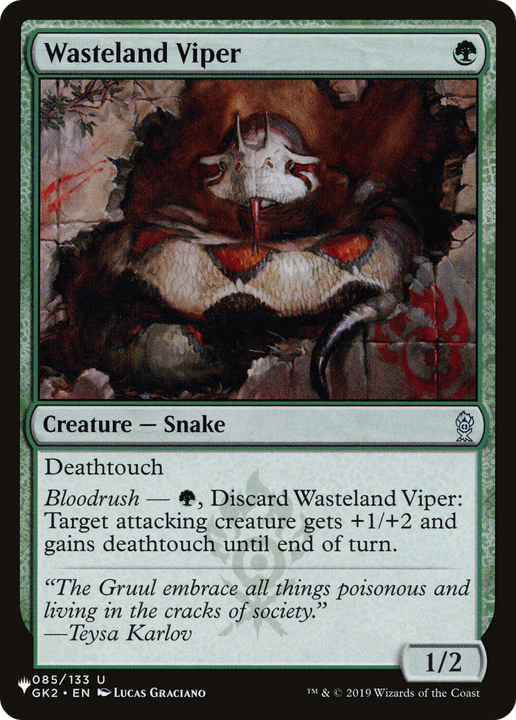 Wasteland Viper [The List Reprints] | Jack's On Queen