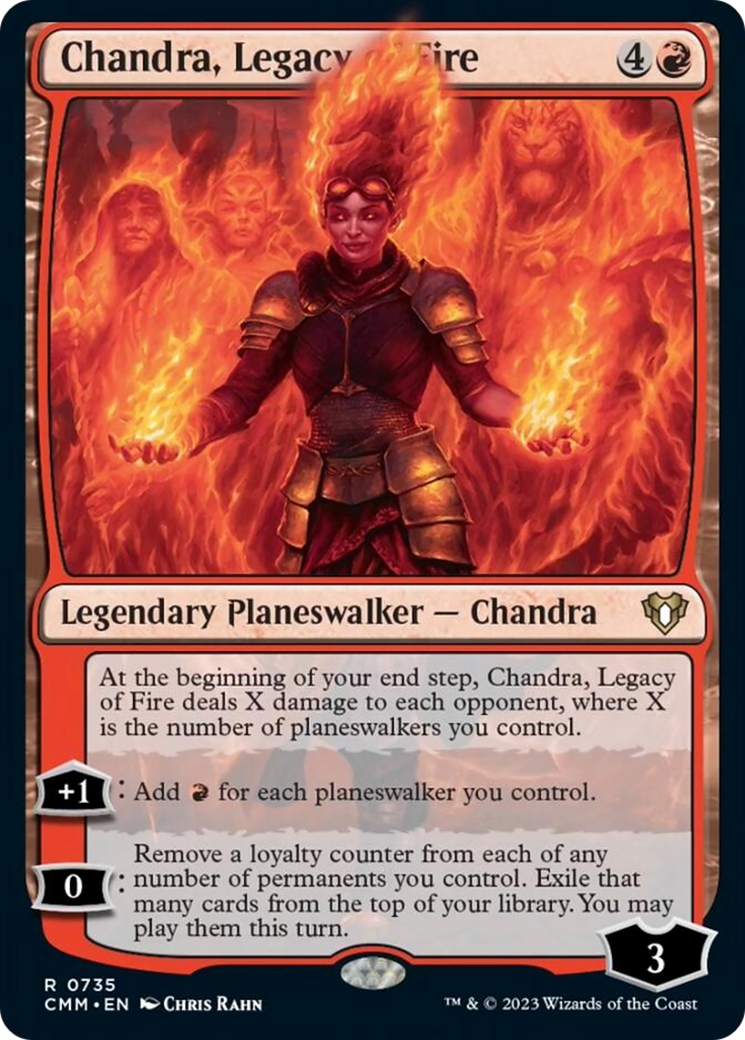 Chandra, Legacy of Fire [Commander Masters] | Jack's On Queen