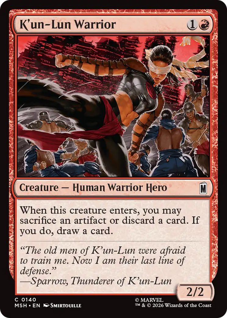 K'un-Lun Warrior [Marvel Super Heroes] | Jack's On Queen