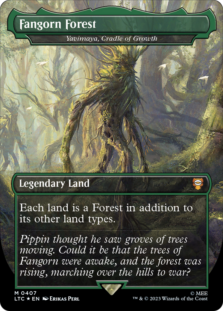Fangorn Forest - Yavimaya, Cradle of Growth (Surge Foil Realms and Relics) [The Lord of the Rings: Tales of Middle-Earth Commander] | Jack's On Queen