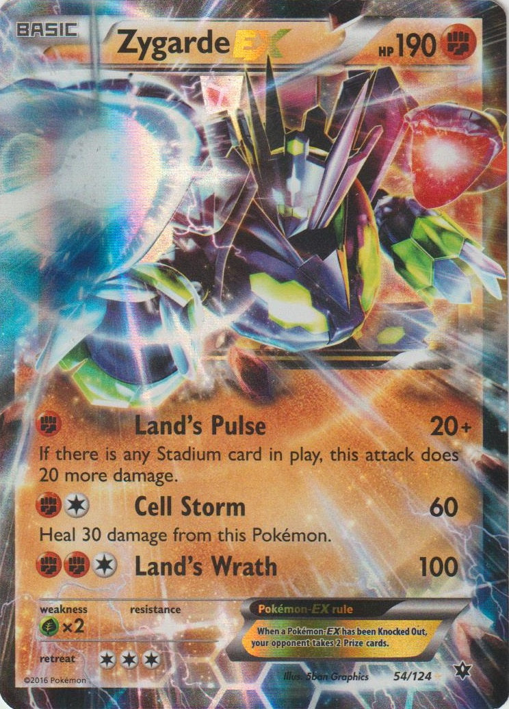 Zygarde EX (054/124) (Jumbo Card) [XY: Fates Collide] | Jack's On Queen