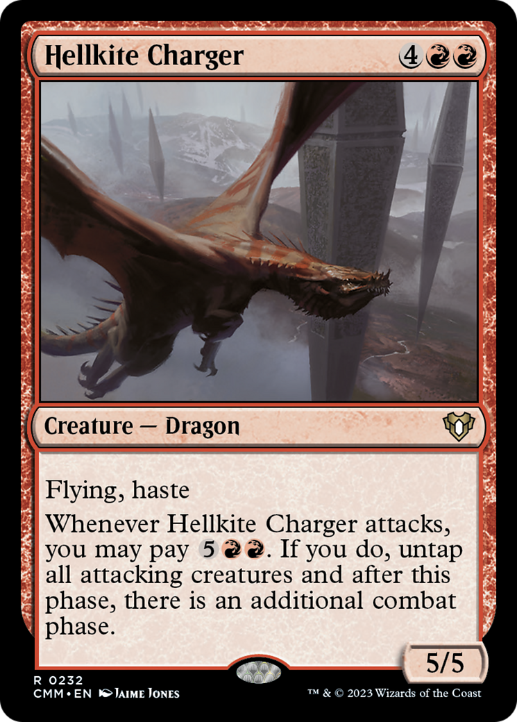 Hellkite Charger (Foil Etched) [Commander Masters] | Jack's On Queen