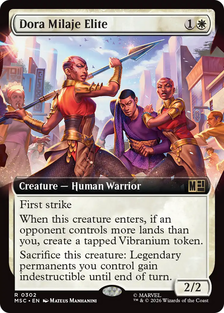 Dora Milaje Elite (Extended Art) [Marvel Super Heroes Commander] | Jack's On Queen