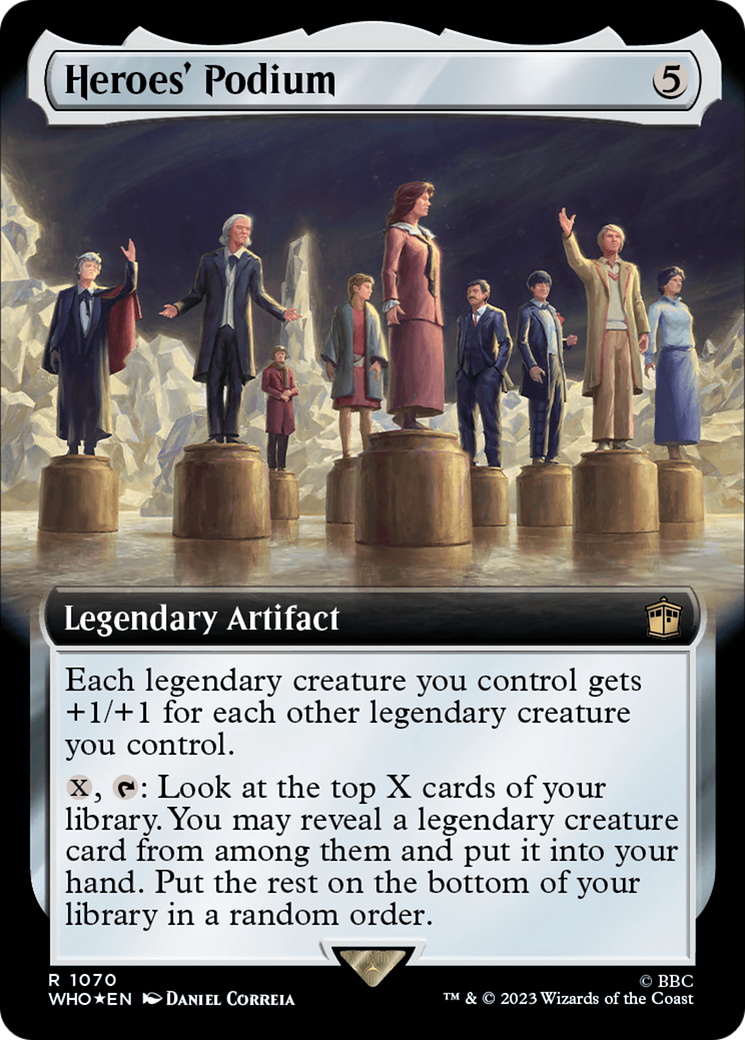 Heroes' Podium (Extended Art) (Surge Foil) [Doctor Who] | Jack's On Queen
