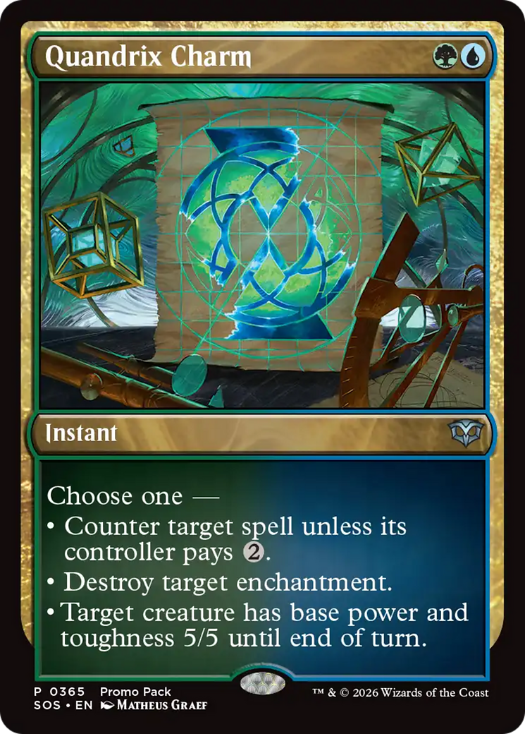 Quandrix Charm [Secrets of Strixhaven Promos] | Jack's On Queen