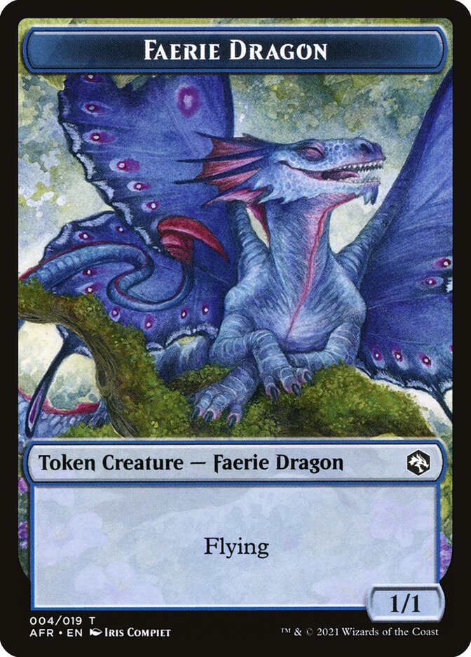 Devil // Faerie Dragon Double-Sided Token [Dungeons & Dragons: Adventures in the Forgotten Realms Tokens] | Jack's On Queen