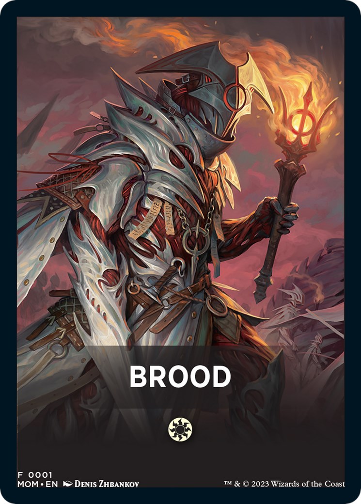 Brood Theme Card [March of the Machine Tokens] | Jack's On Queen